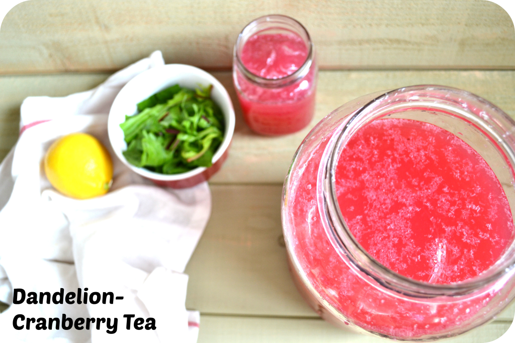 Cranberry and Dandelion Leaves Tea