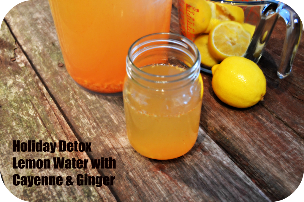 How to make CAYENNE GINGER DETOX WATER to combat boating and bad digestion. 