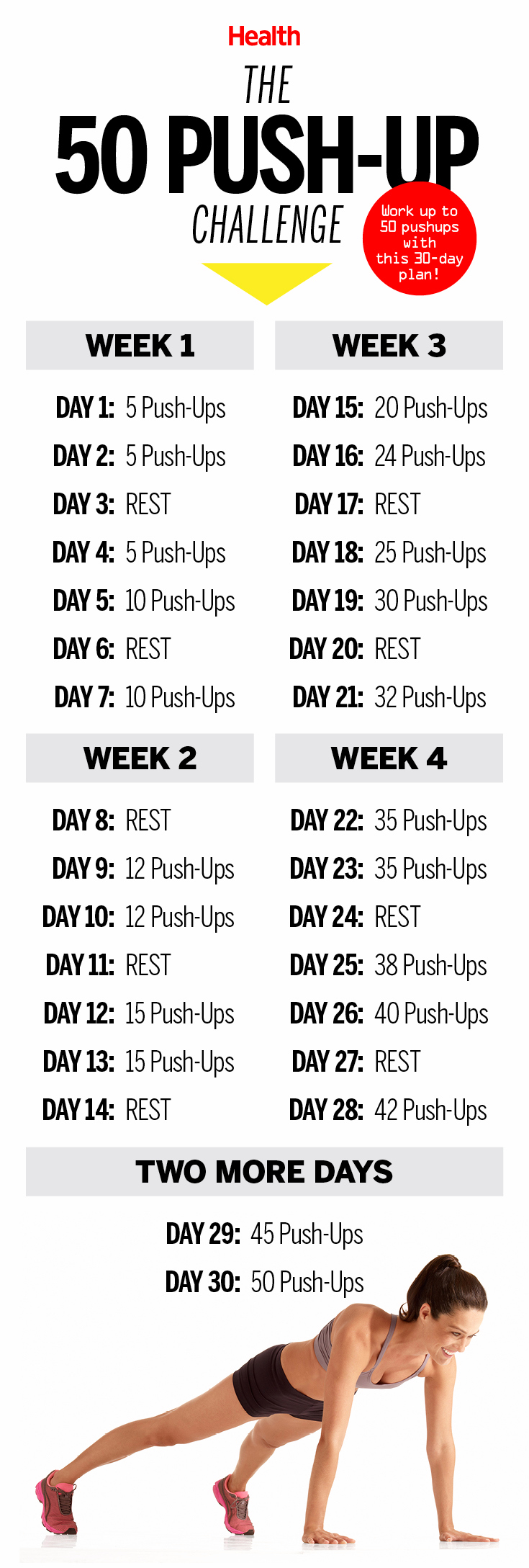 50 Pushups Challenge
