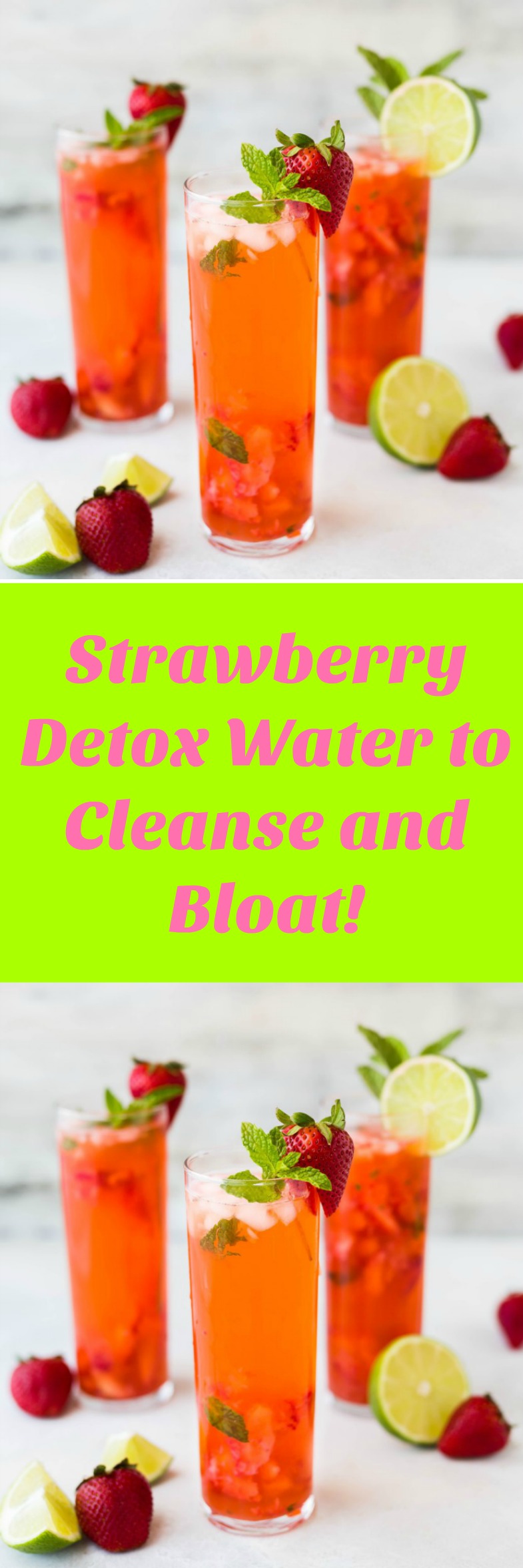 You're going to love the flavor of this <strong>Detox Water to Cleanse and Debloat</strong> that belly that has maybe gotten out of control! Drink at least 3 glasses first thing in the morning
