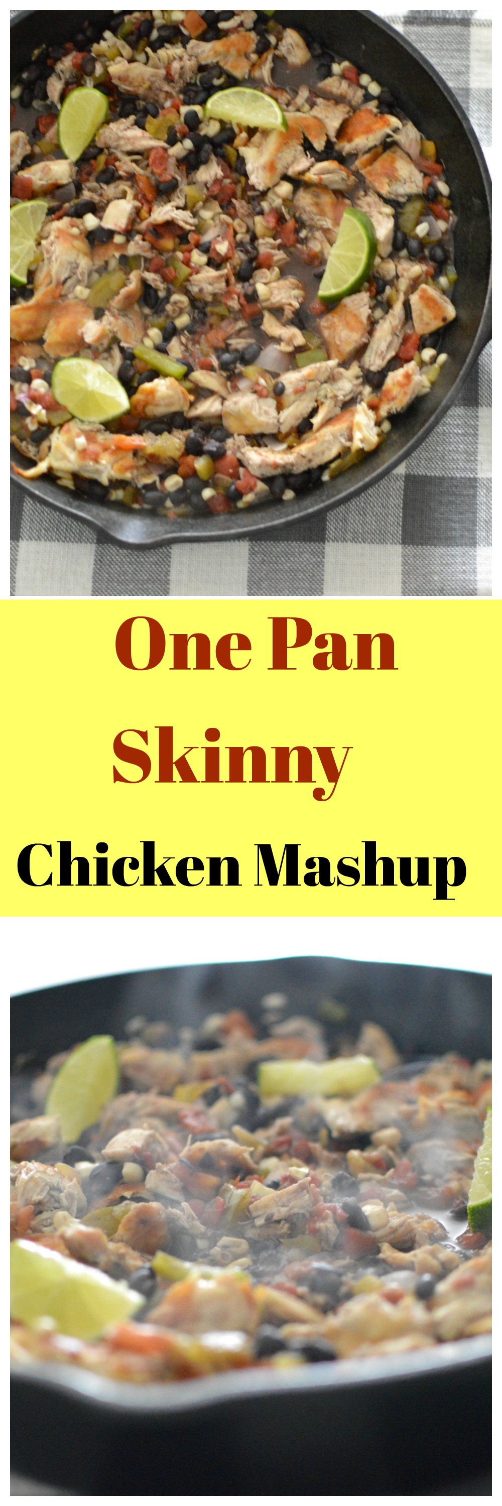 You are going to LOVE this One Pan Skinny Chicken Mashup 😍 which by the way is AMAZING! It is the perfect clean eating meal to add to your weekly meal plan. 
