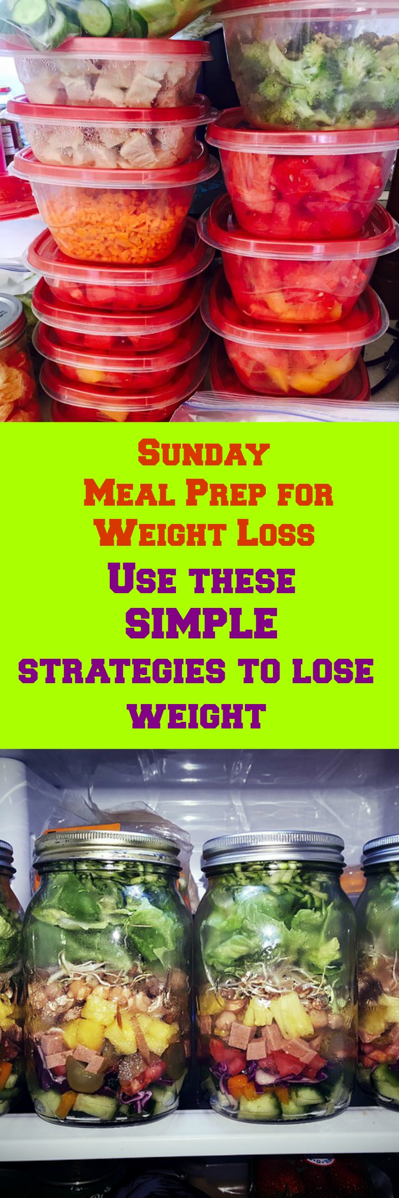 >Sunday Meal Prep for Weight Loss is your best task to achieve weight loss success! You must Use our strategies to be successful with your weight loss goals.