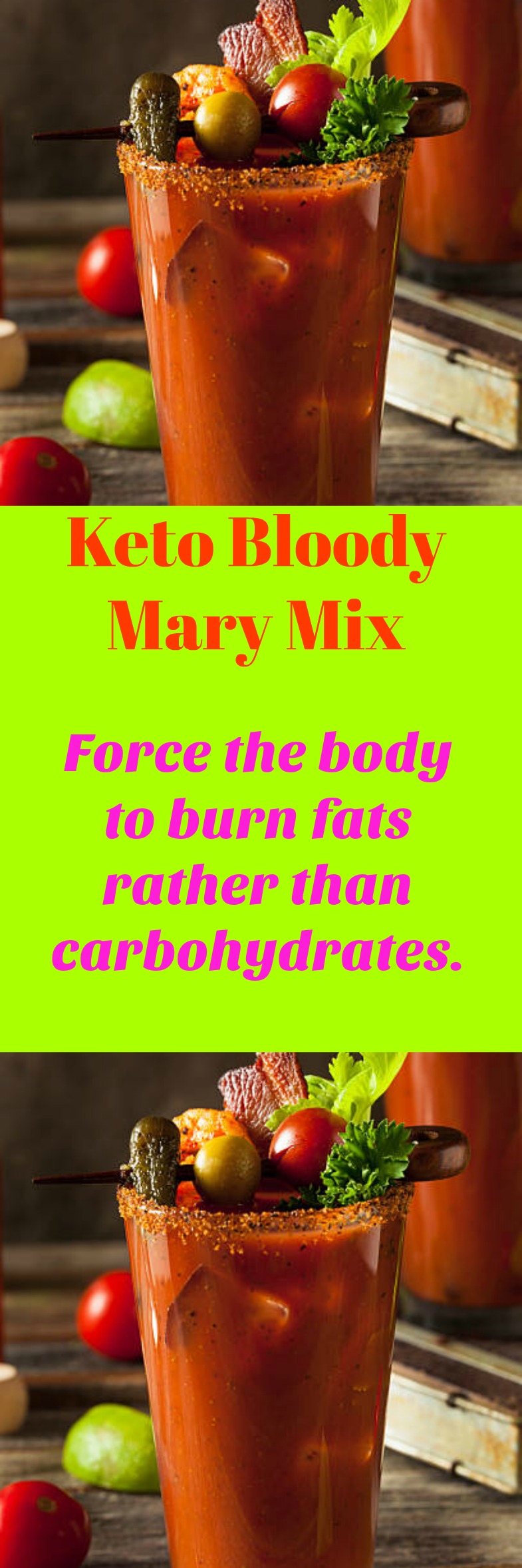 Keto Bloody Mary Mix. The Ketogenic diet is an easy low carb healthy weight loss program.This is a DIY recipe for a Low Carb spicy drink. Alcohol or alcohol free.