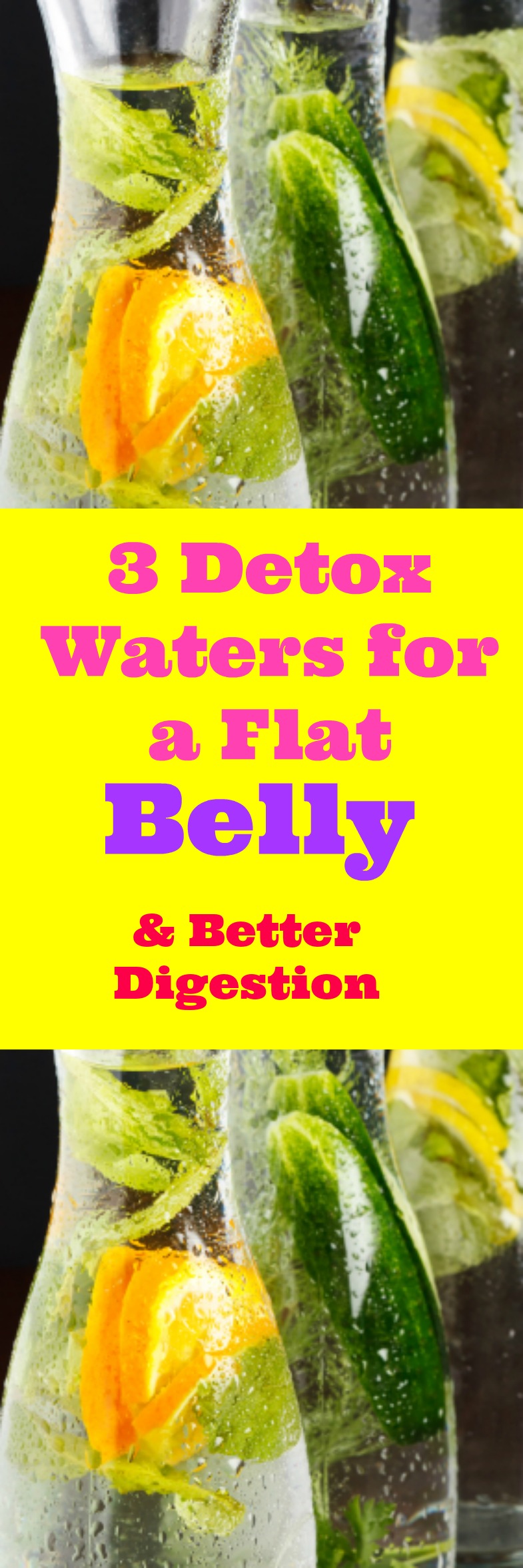 3 Detox drinks to rid you of belly bloat. How to get a fat stomach when you hydrate with infused detox water. Lose weight and debloat with beneficial ingredients.