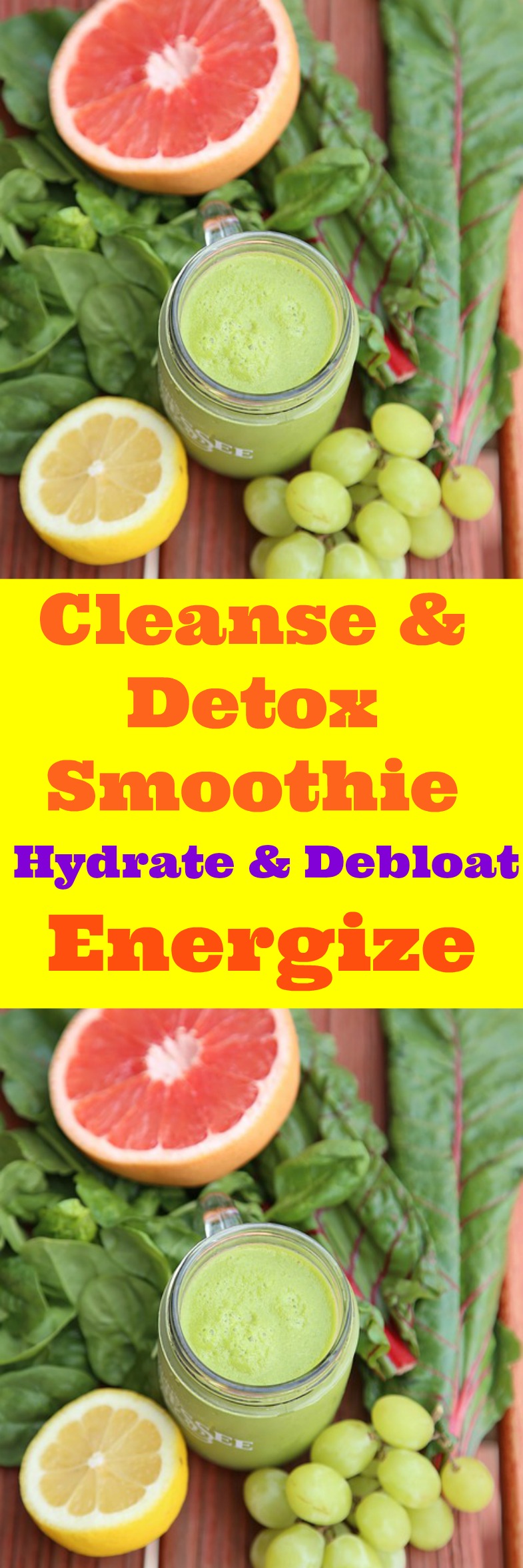 Detox smoothie to cleanse your system and help with weight loss Support digestion, reduce bloating and hydrate your system.. 