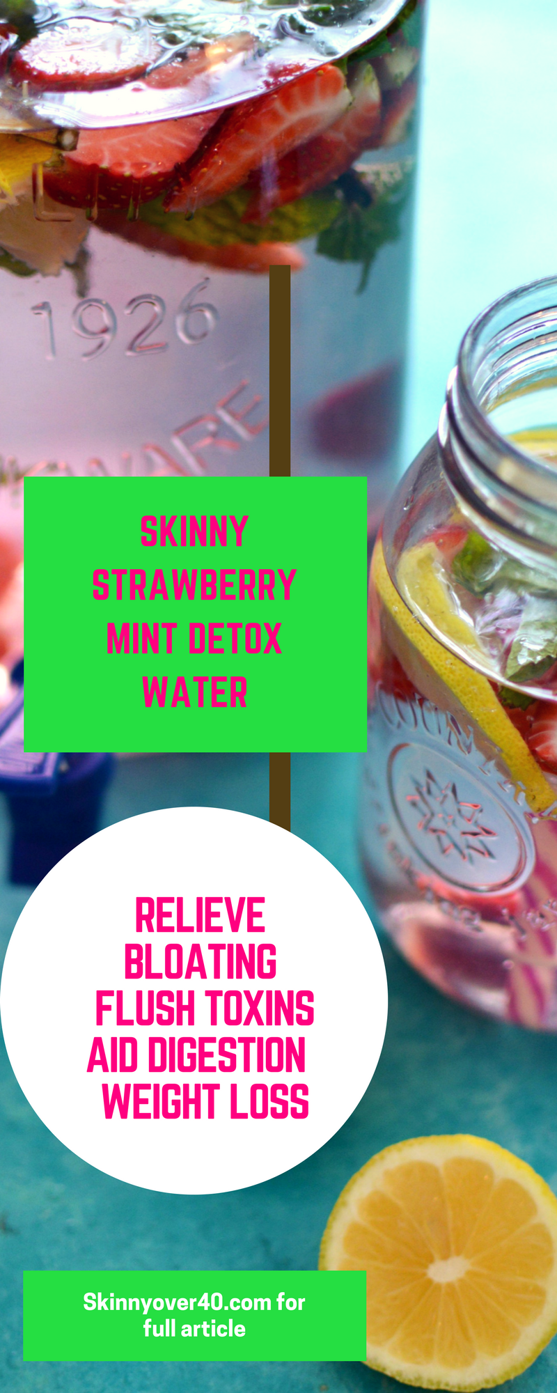 Detox water to flush toxins, lose weight, crash your weight loss goals. Cleanse your system.