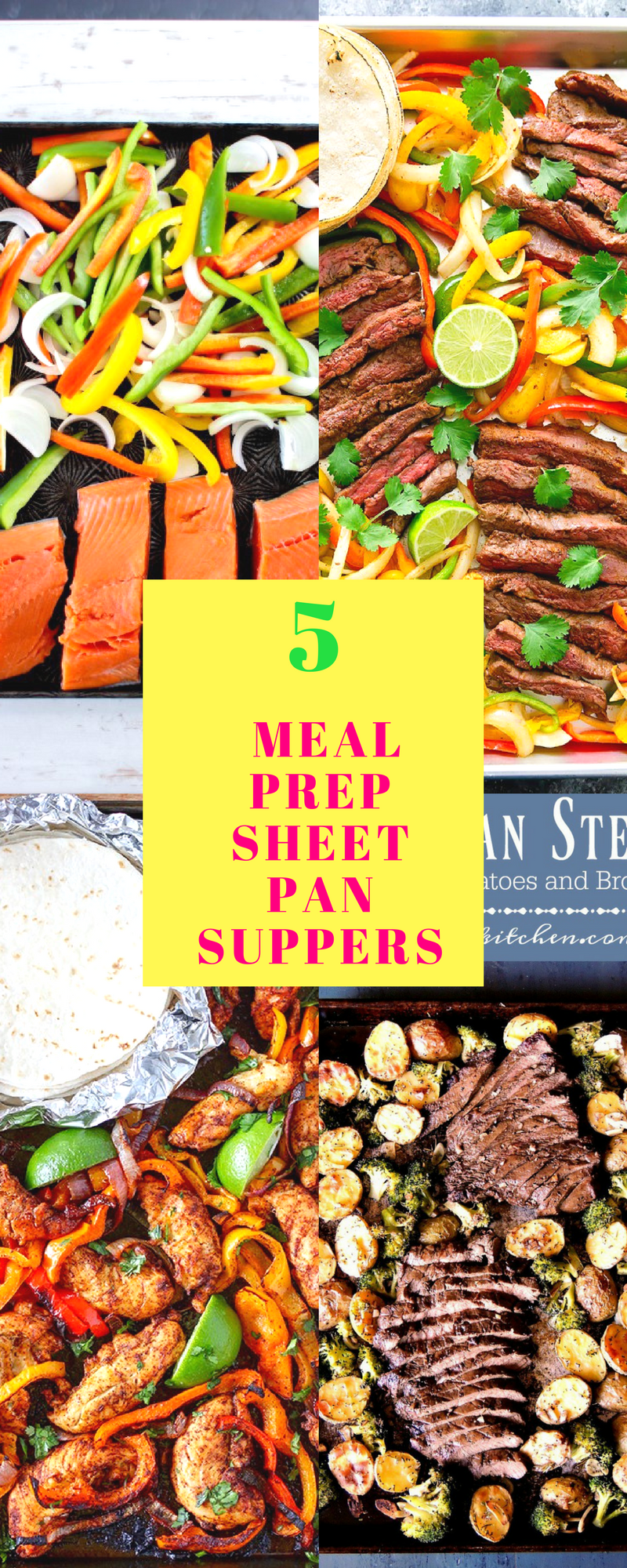 Meal prep on a sheet pan for your weight loss goals. Eating healthy is all in the planning. Lose weight by planning your meals ahead of time.