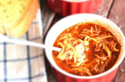 Spaghetti Soup, Italian Soup