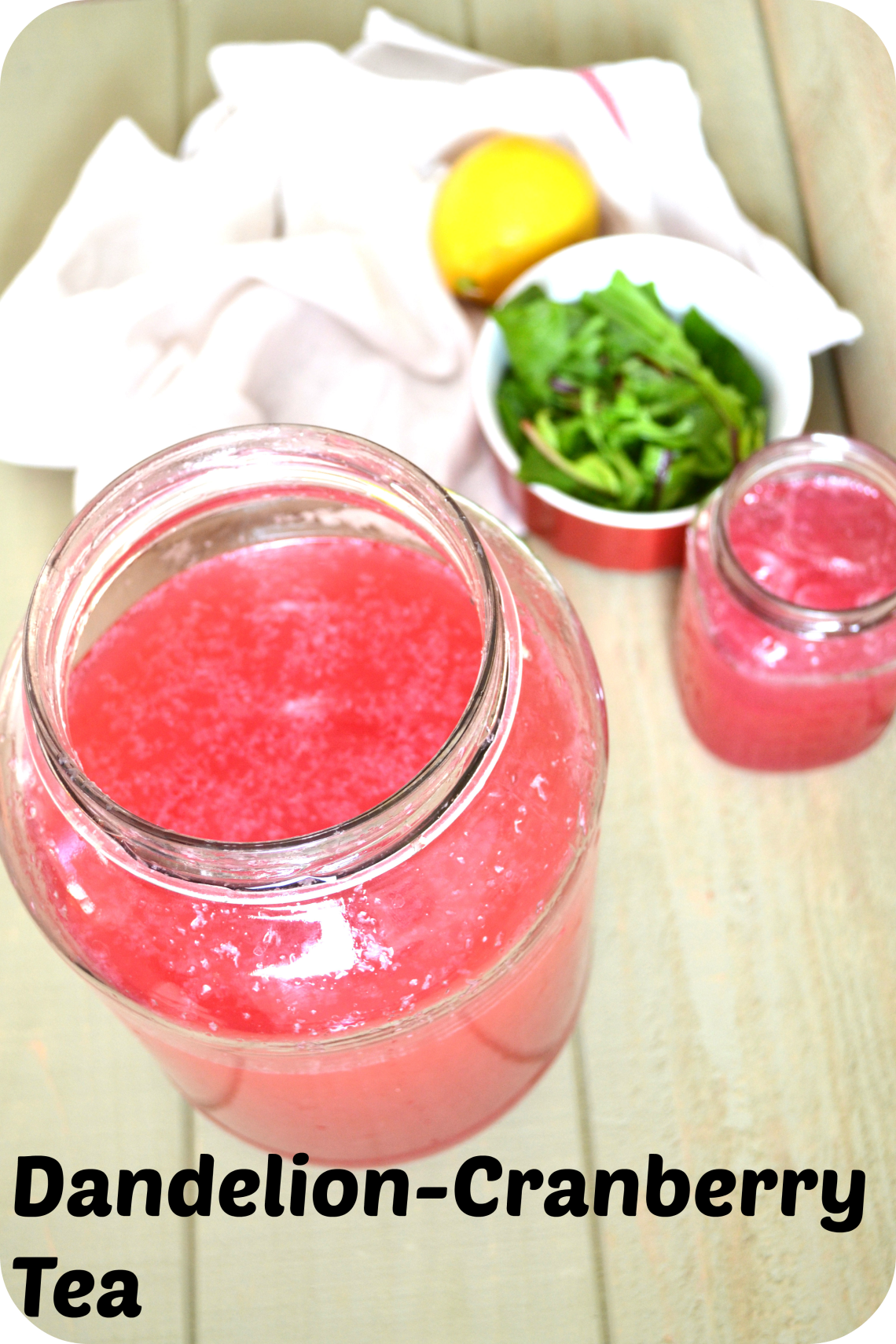 Dandelion-Cranberry Tea for Weight Loss