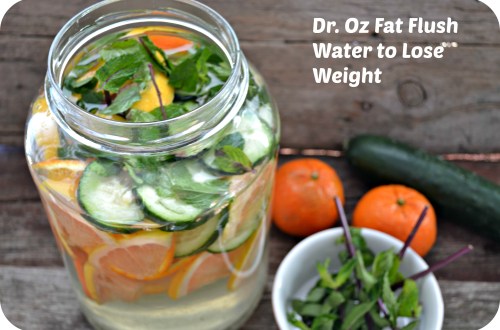 Dr oz fat flush water
