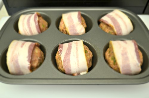 Bacon Wrapped Turkey Meatballs