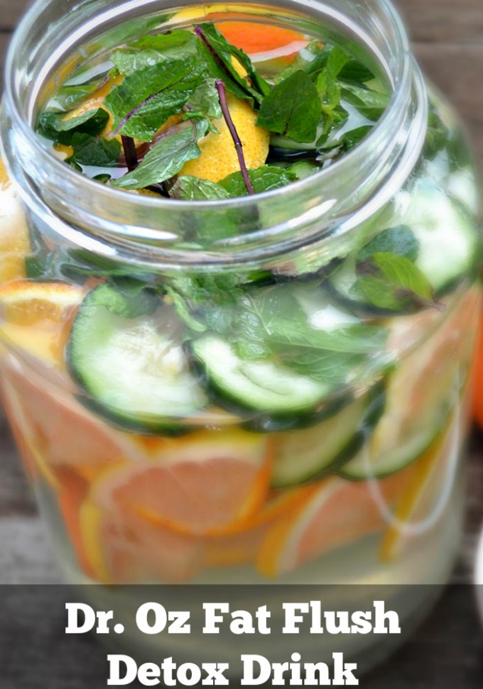 Dr. Oz Detox Fat Flush Drink