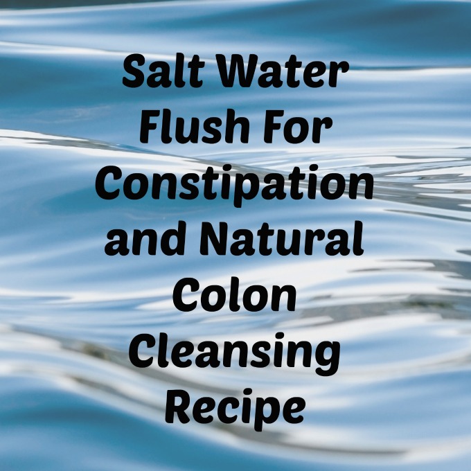 Salt Water Flush