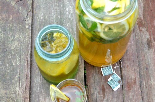 Green Tea Lemon Mint Detox Water