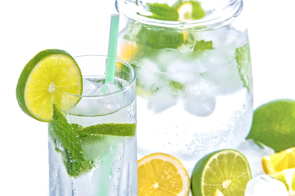 Mint Lemon Lime Detox Water
