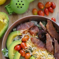 Clean Eating BLT Salad Bowl