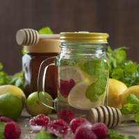 Flat Belly Raspberry Lemon Detox Water