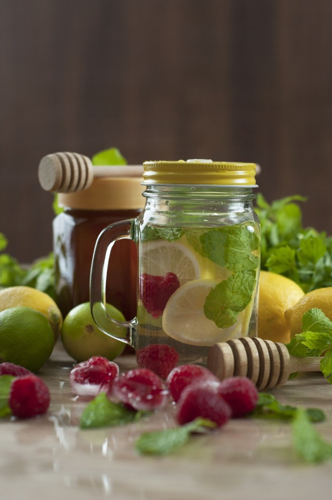 Raspberry Lemon Detox Water