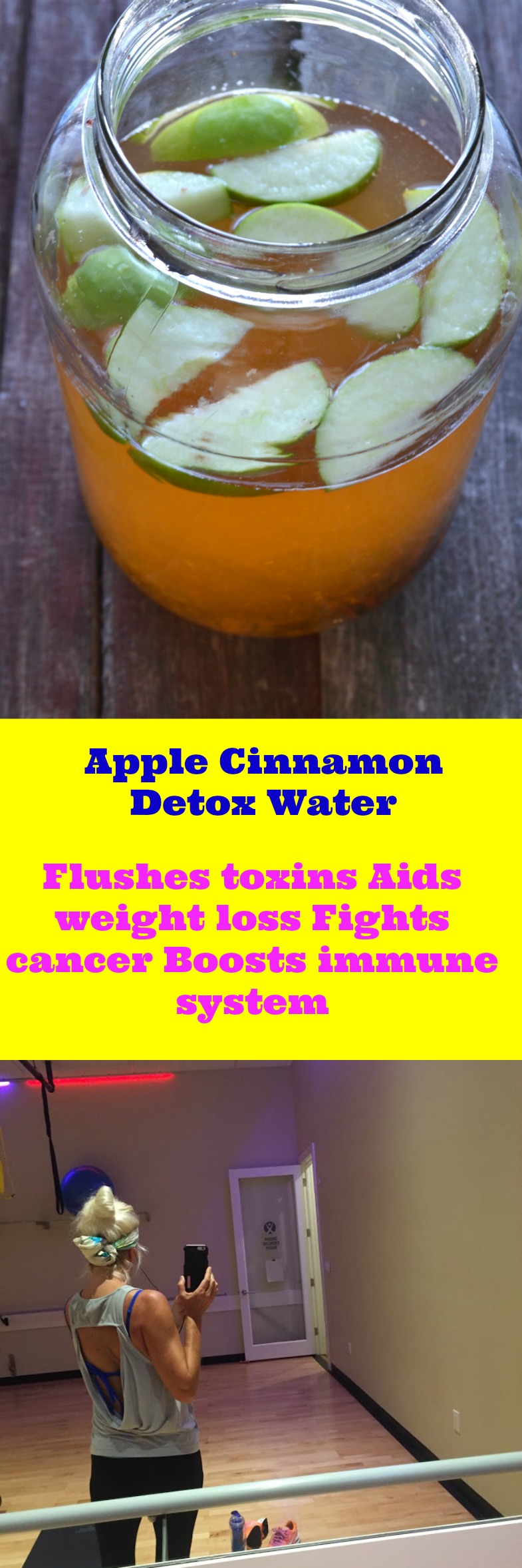 How To Make Apple Cinnamon Detox Water. This recipe boosts your metabolism naturally that will help you burn more calories to boost your fat burning naturally.  You'll have more energy throughout your day guaranteed! Weightloss and Fat burning to cleanse your system.