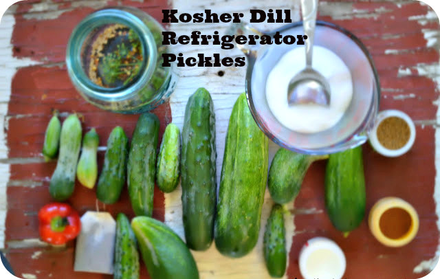 Kosher Dill Refrigerator Pickles